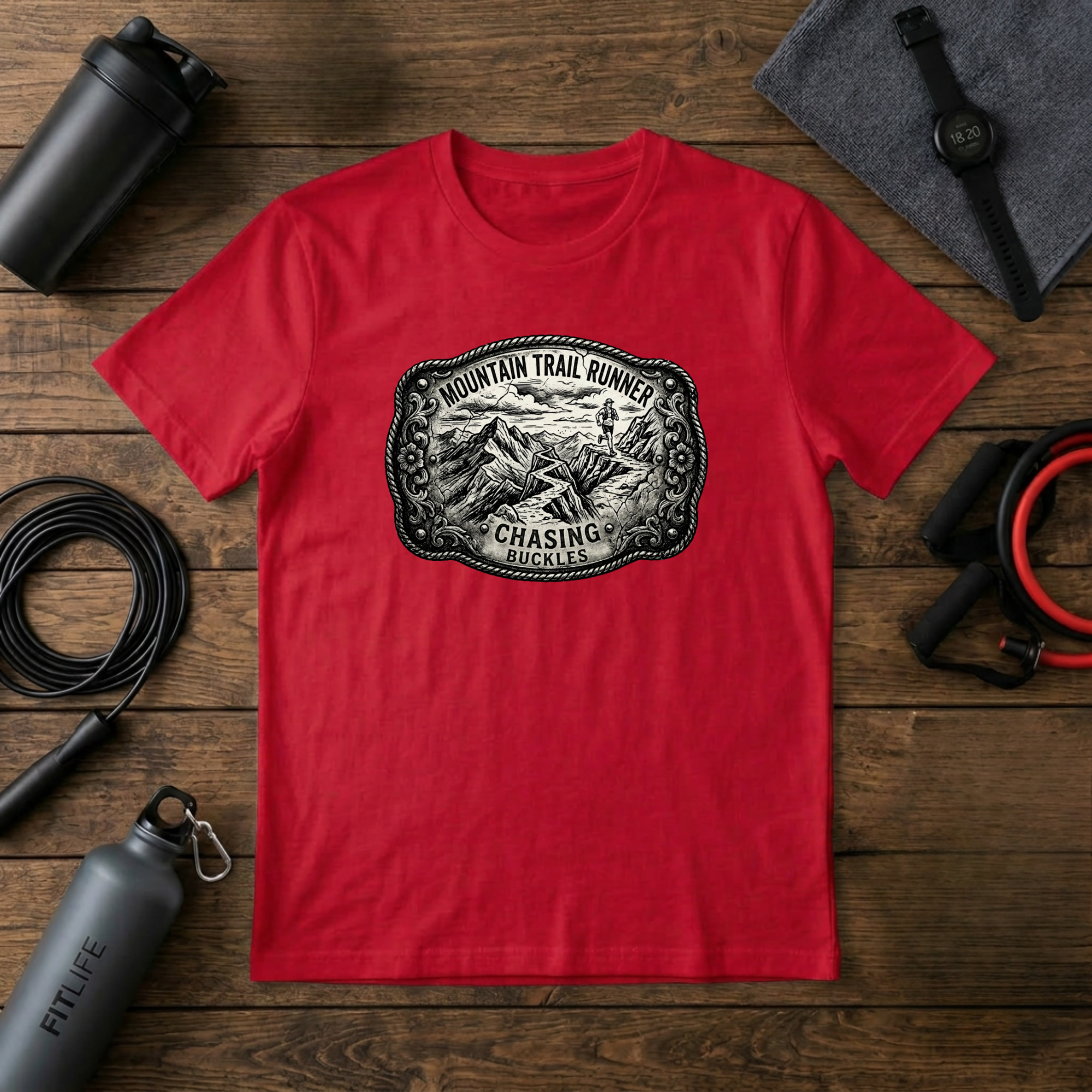 Chasing Buckles T-Shirt