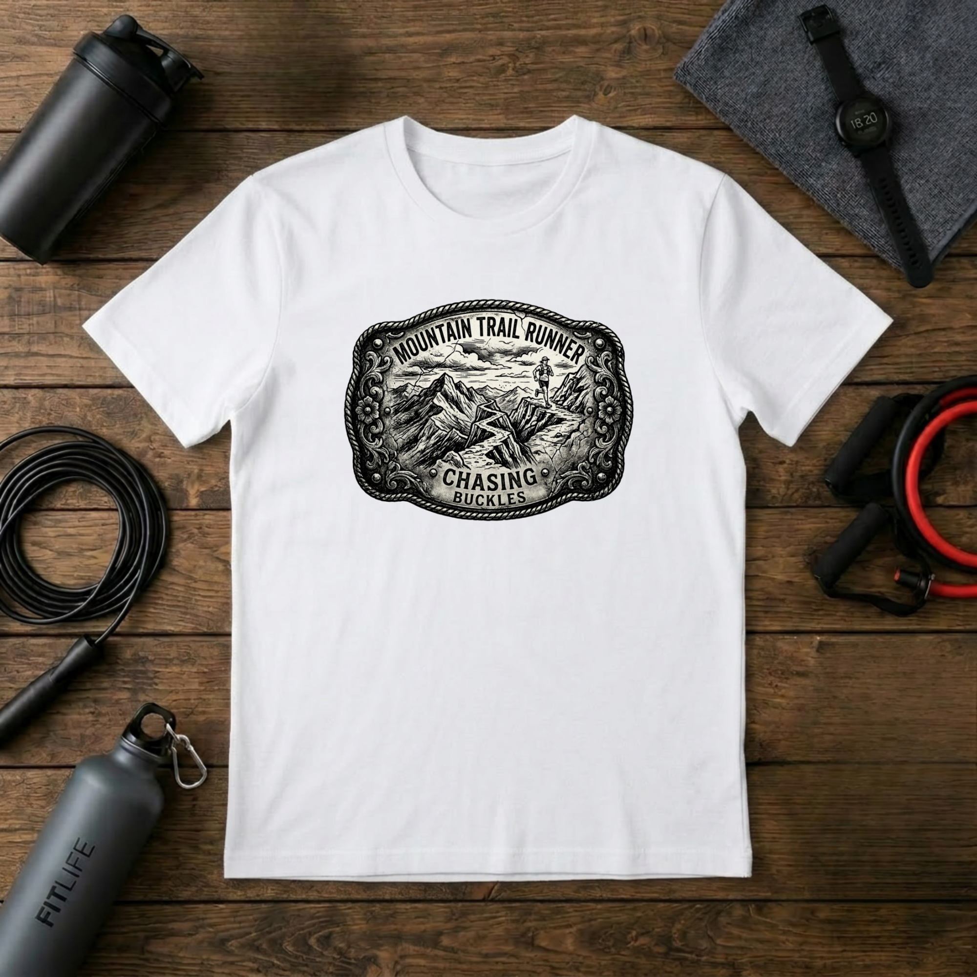 Chasing Buckles T-Shirt