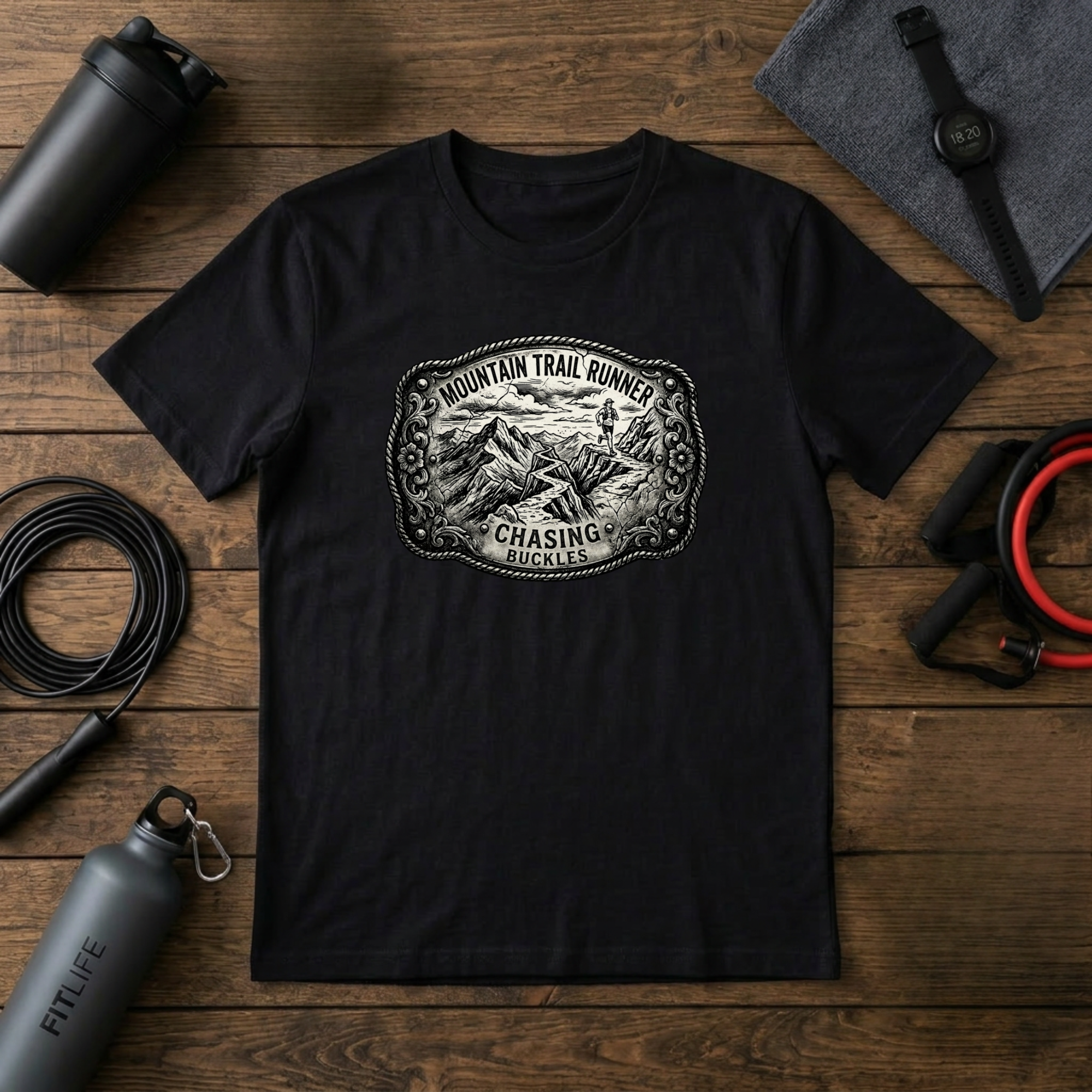 Chasing Buckles T-Shirt