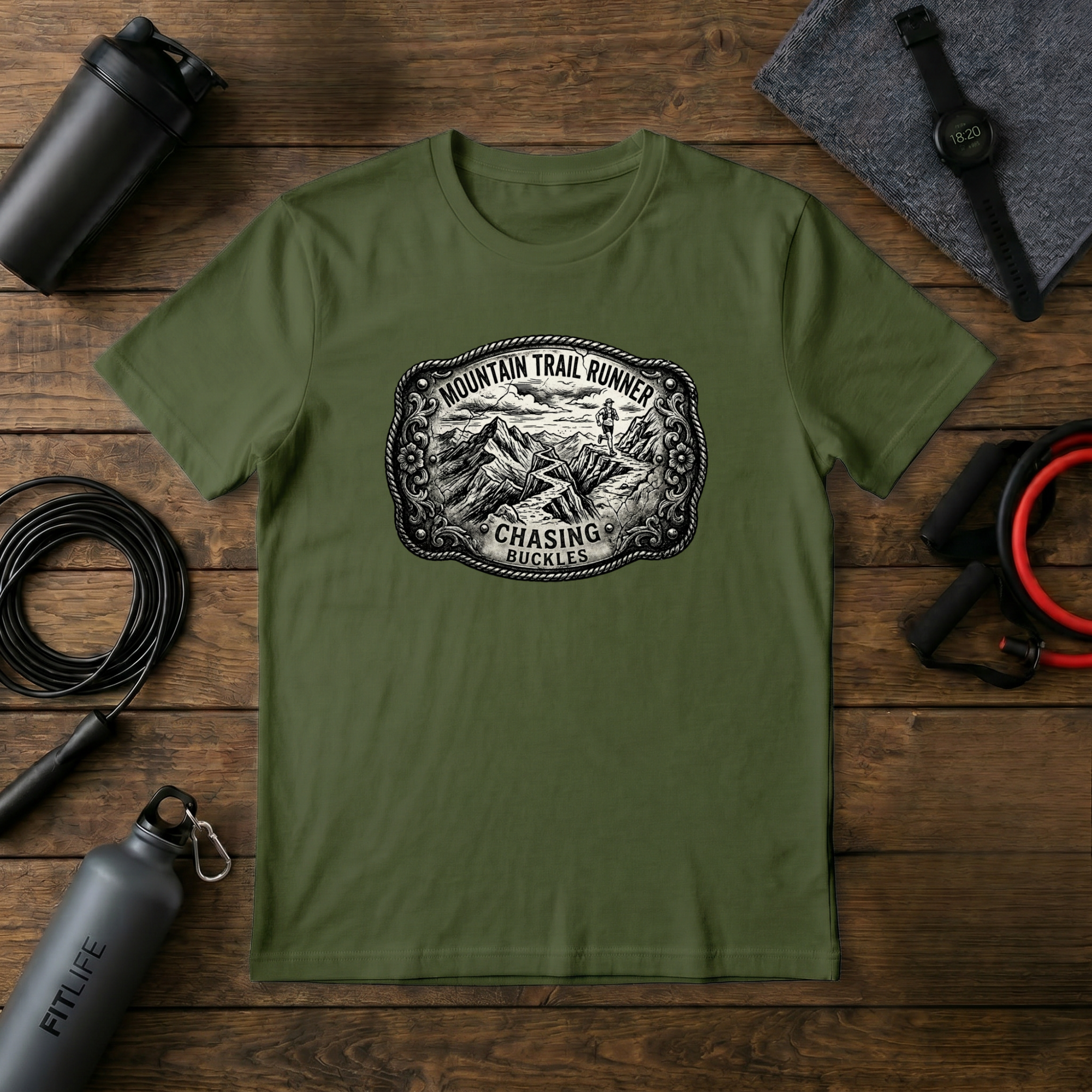 Chasing Buckles T-Shirt