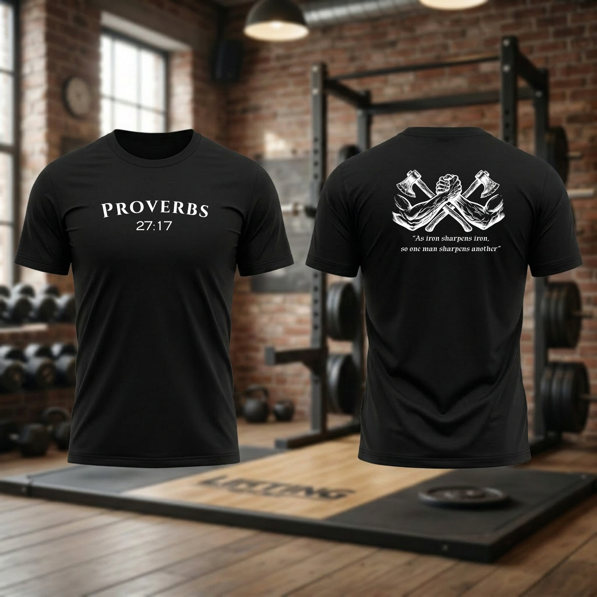 Proverbs 27:17 (verse) T-Shirt