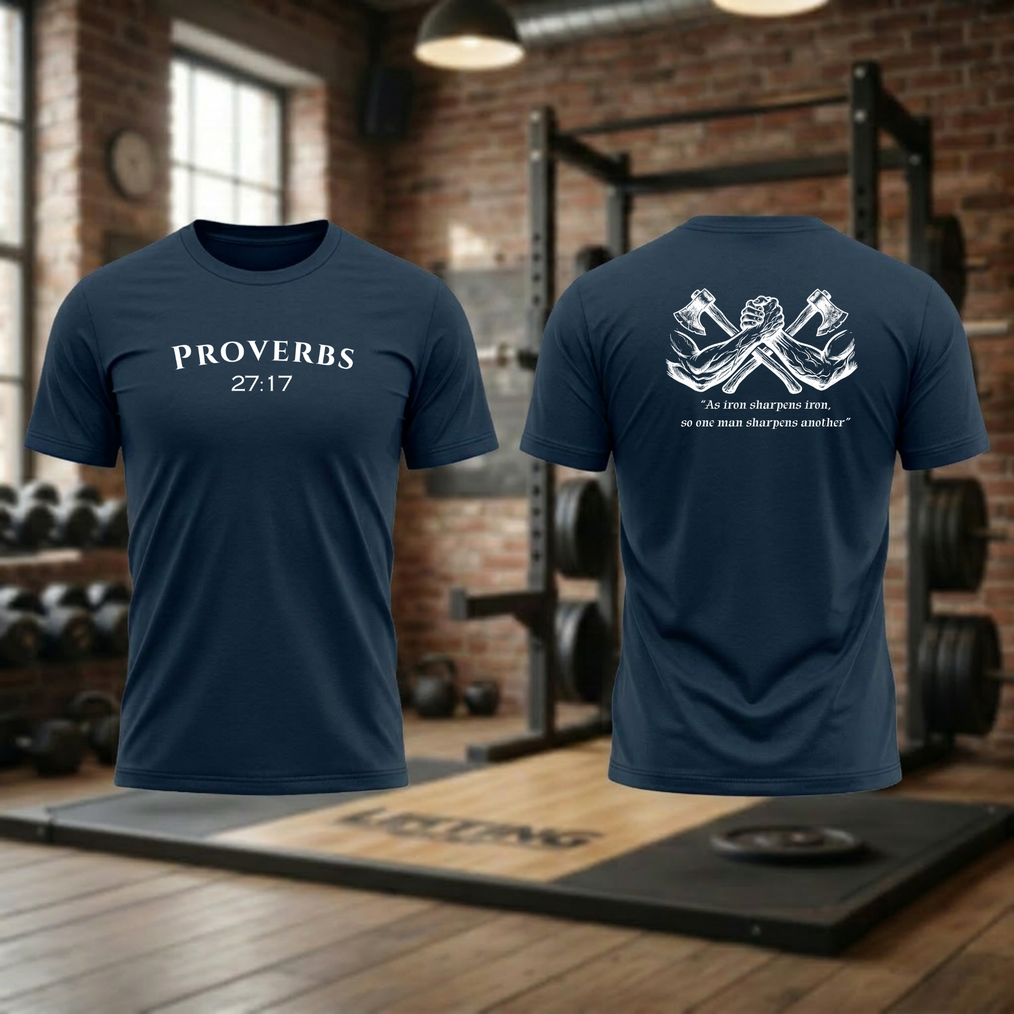 Proverbs 27:17 (verse) T-Shirt