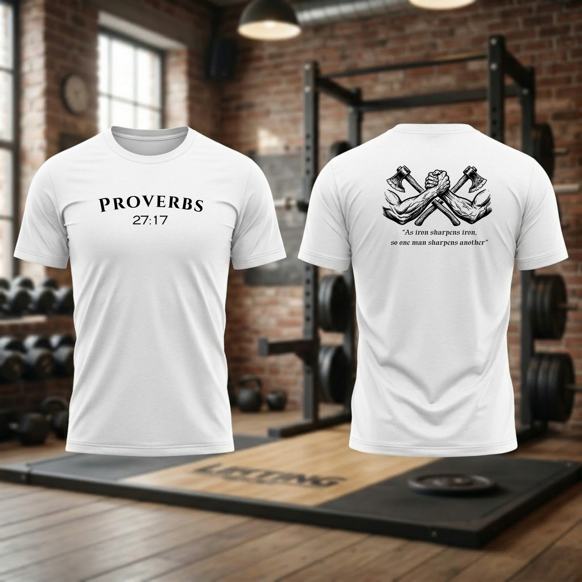Proverbs 27:17 (verse) T-Shirt