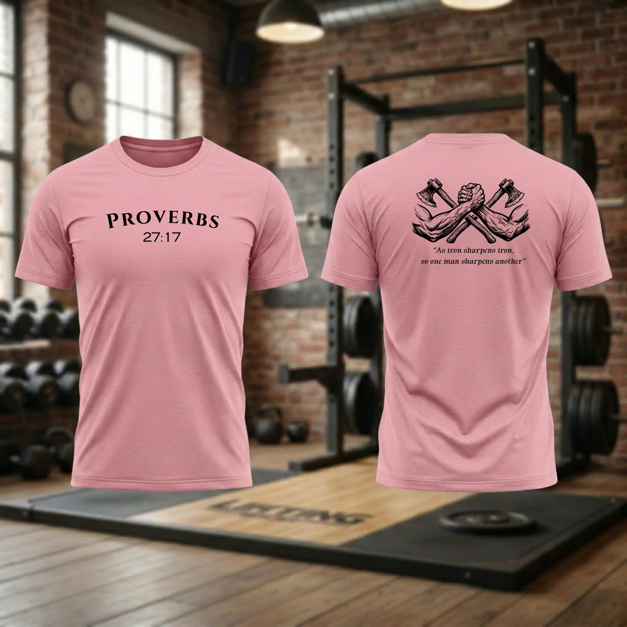 Proverbs 27:17 (verse) T-Shirt