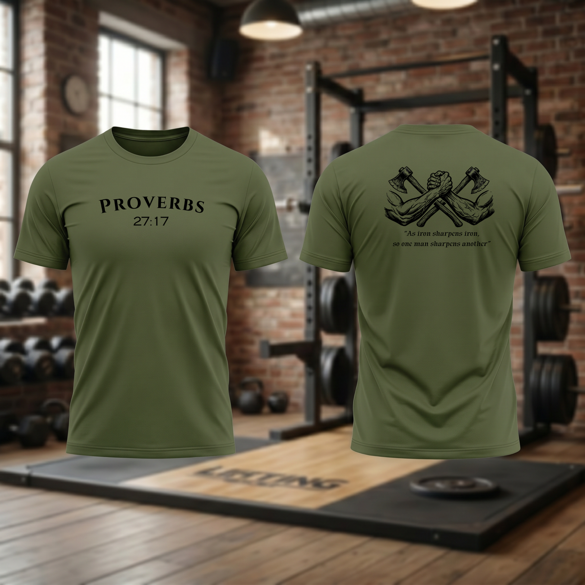 Proverbs 27:17 (verse) T-Shirt