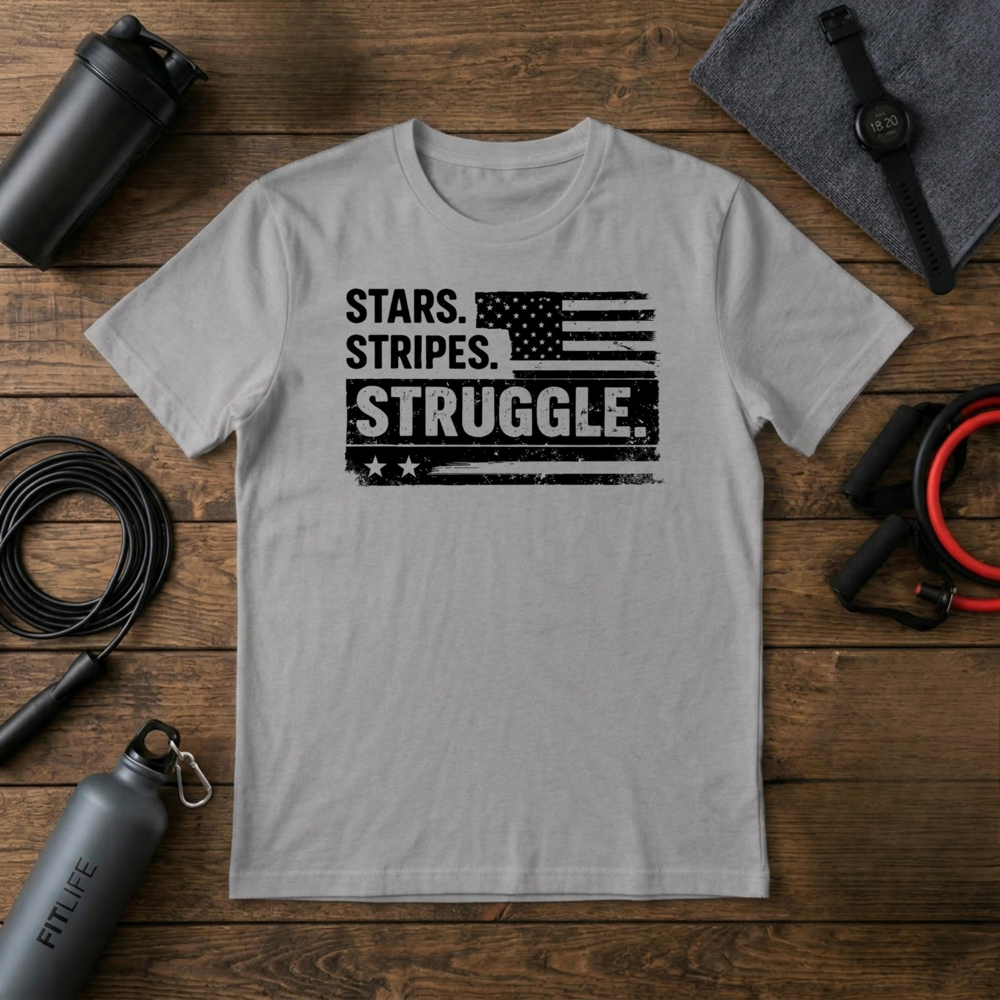 Stars Stripes Struggles T-Shirt