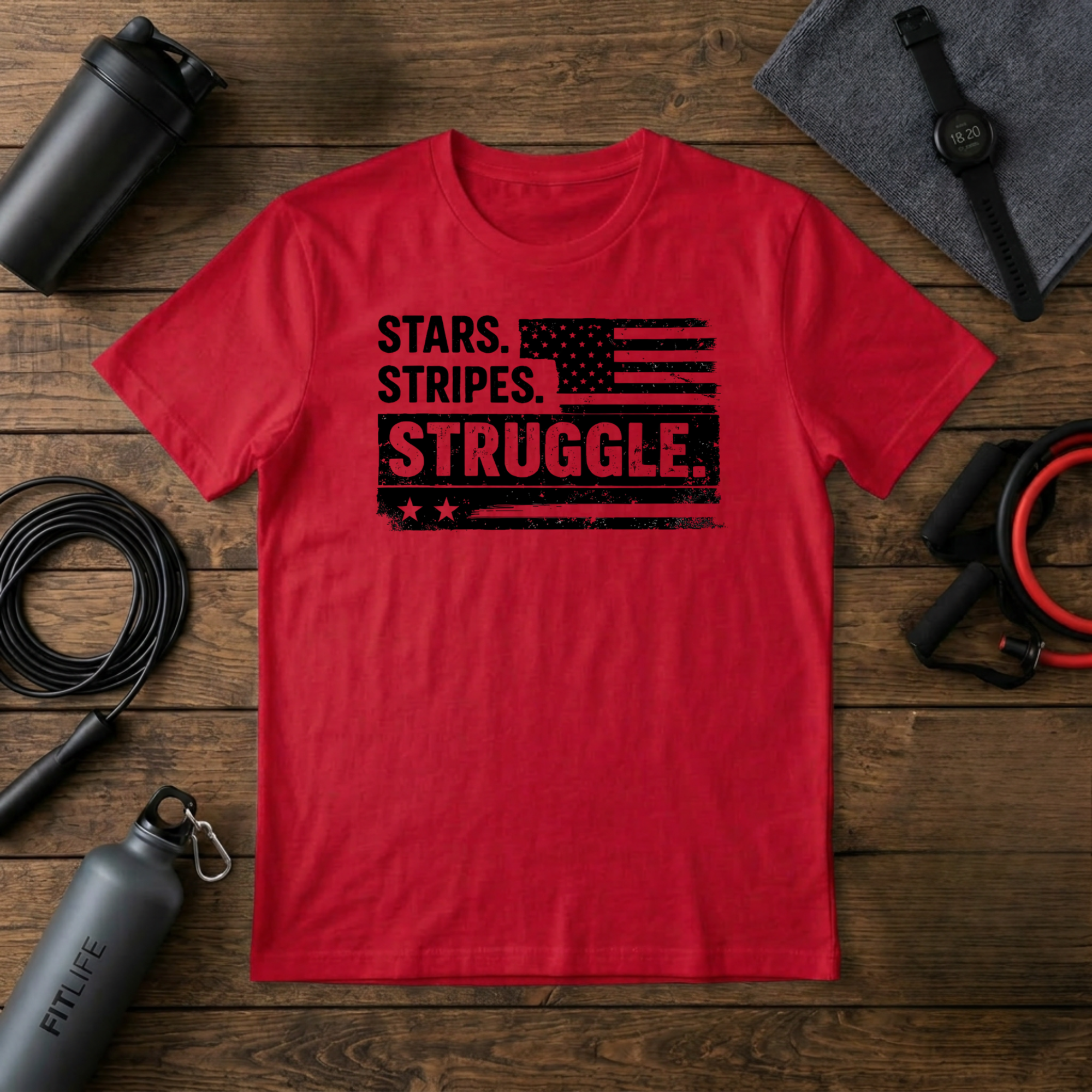 Stars Stripes Struggles T-Shirt