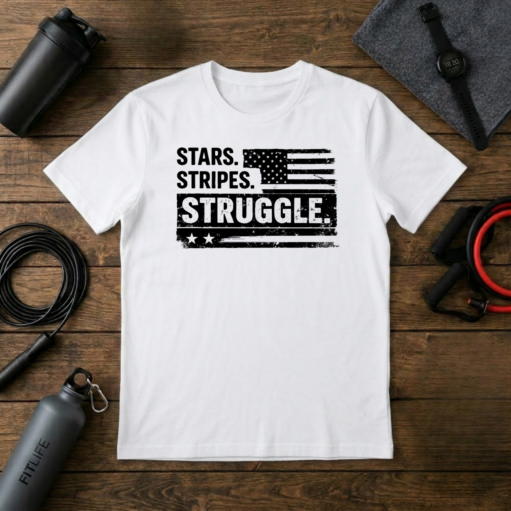 Stars Stripes Struggles T-Shirt