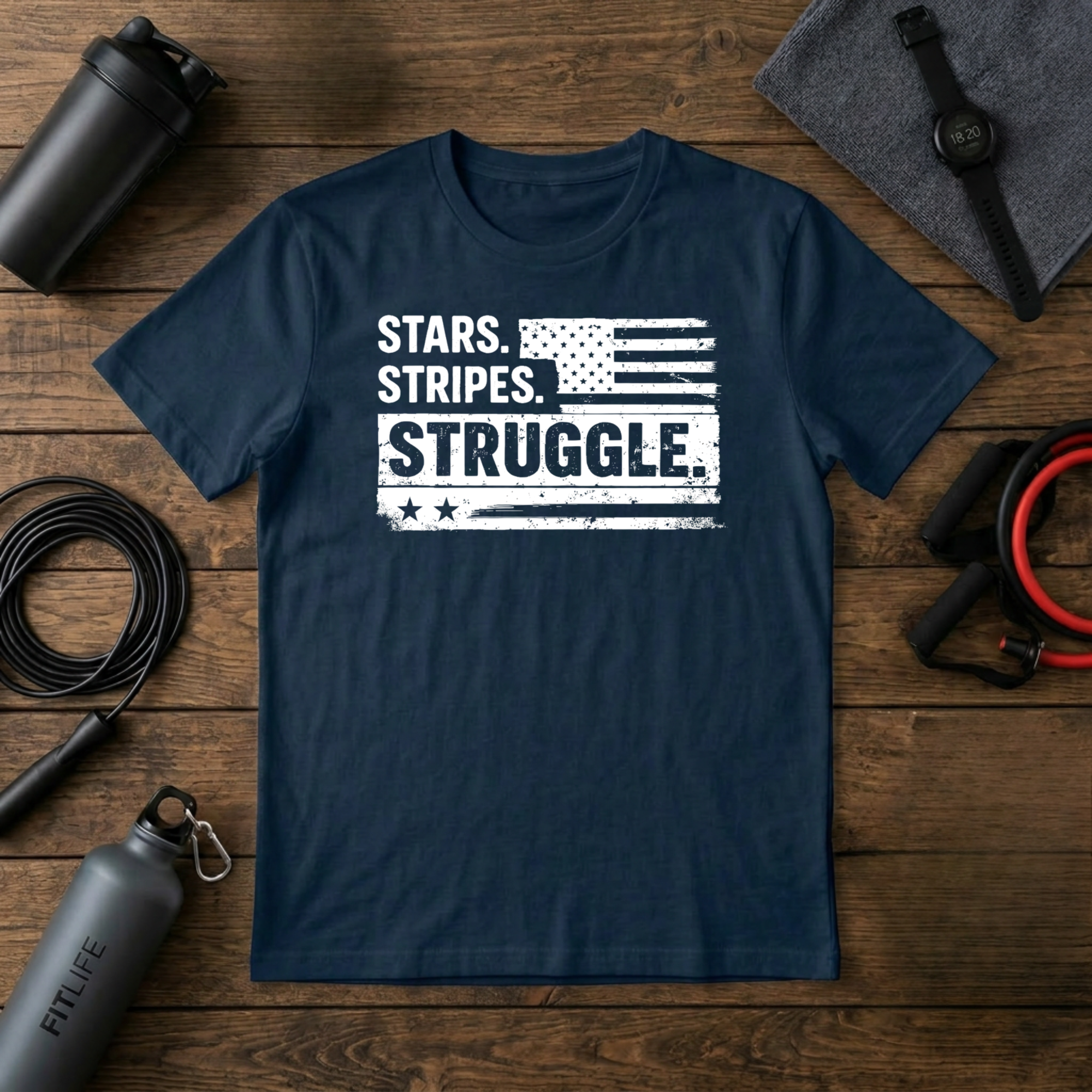 Stars Stripes Struggles T-Shirt