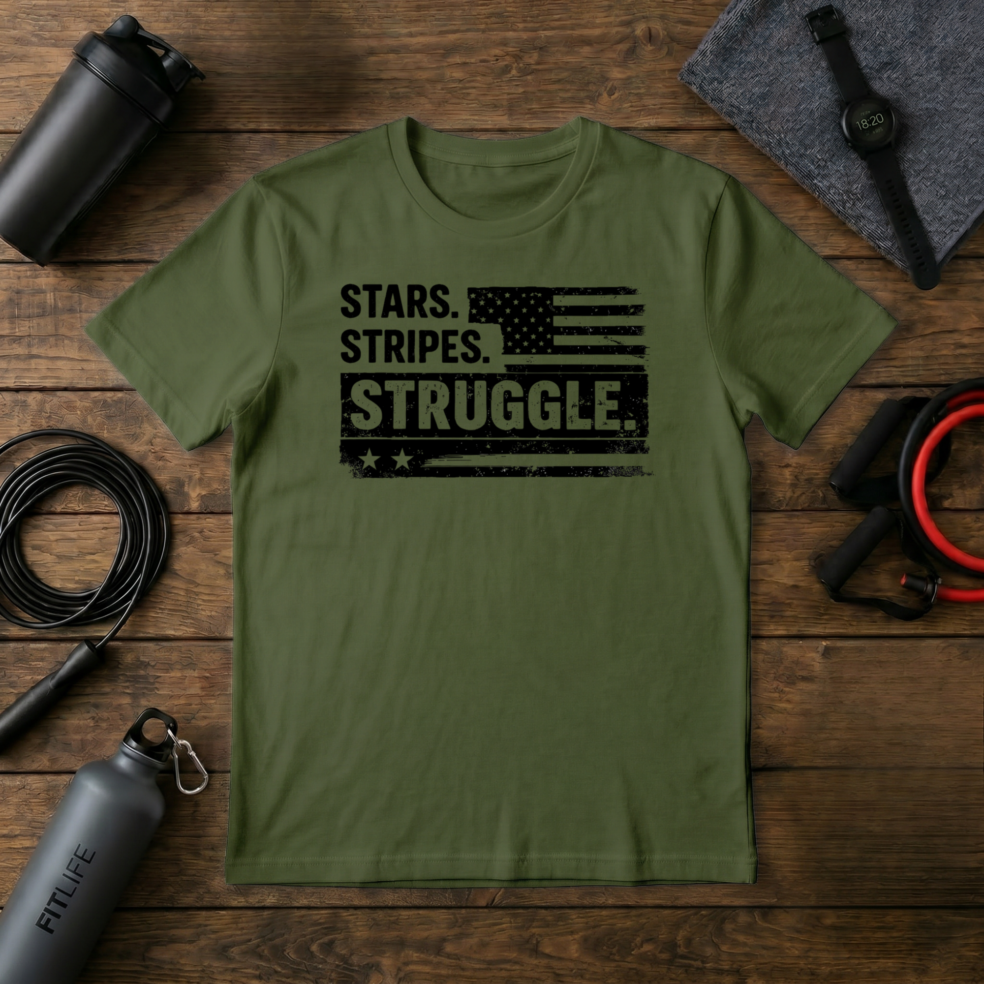 Stars Stripes Struggles T-Shirt
