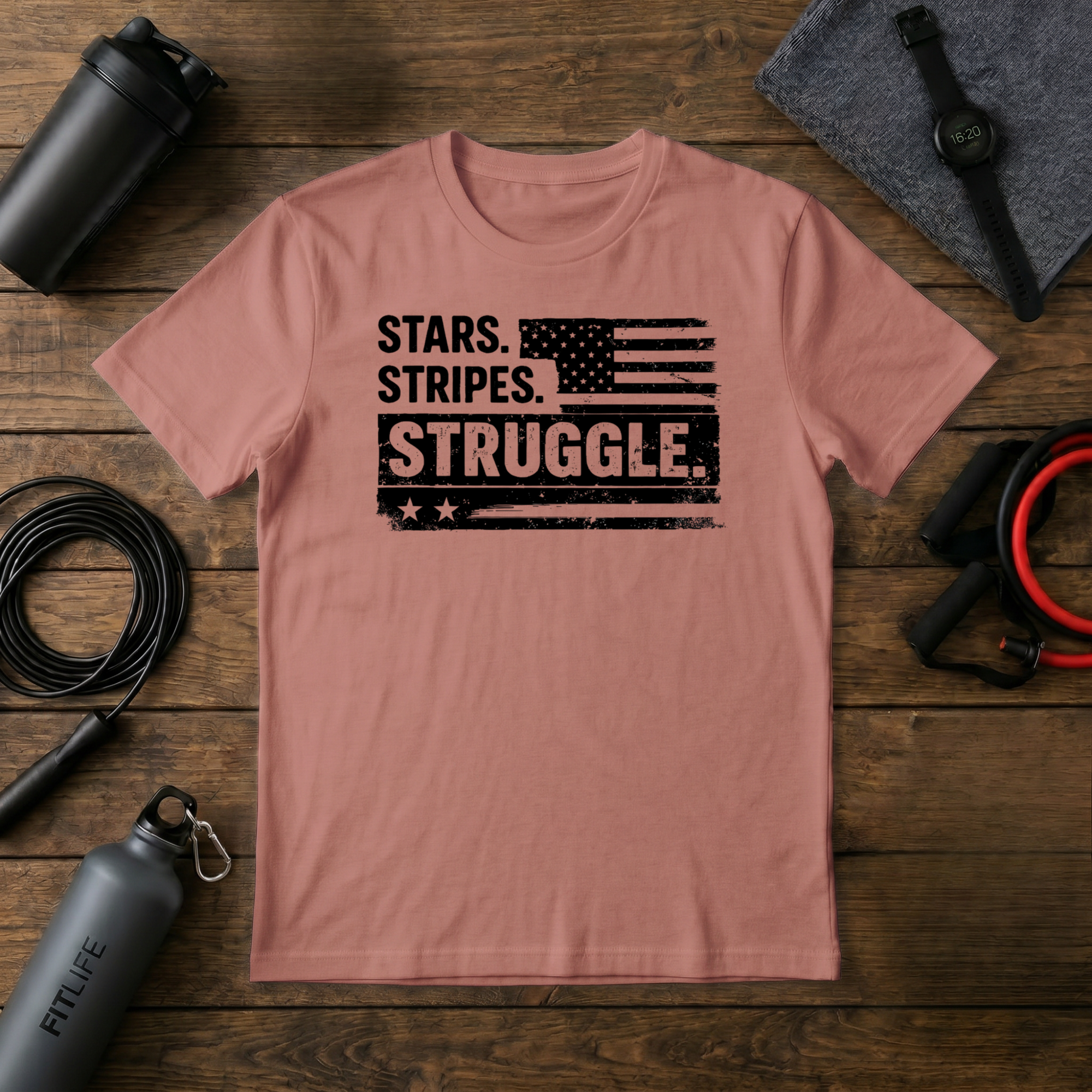 Stars Stripes Struggles T-Shirt
