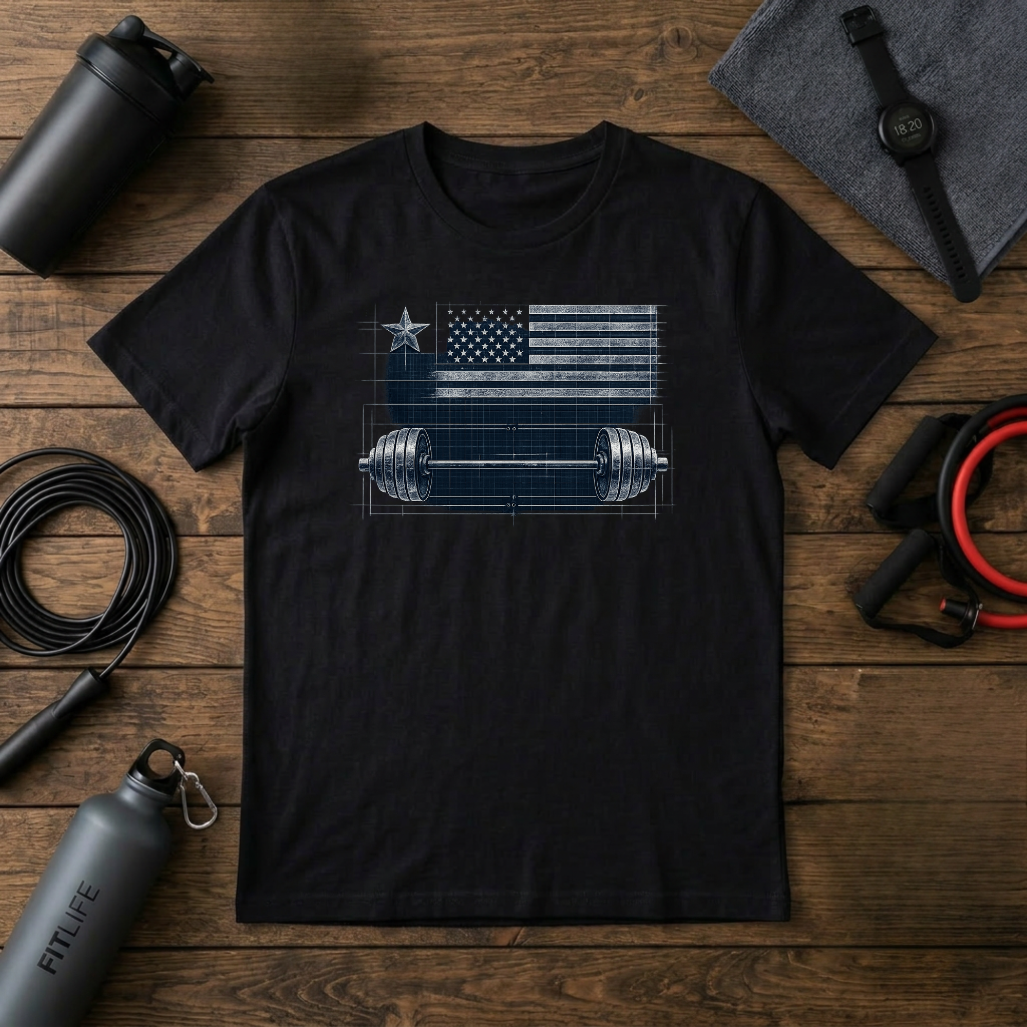 Blueprint Flag T-Shirt