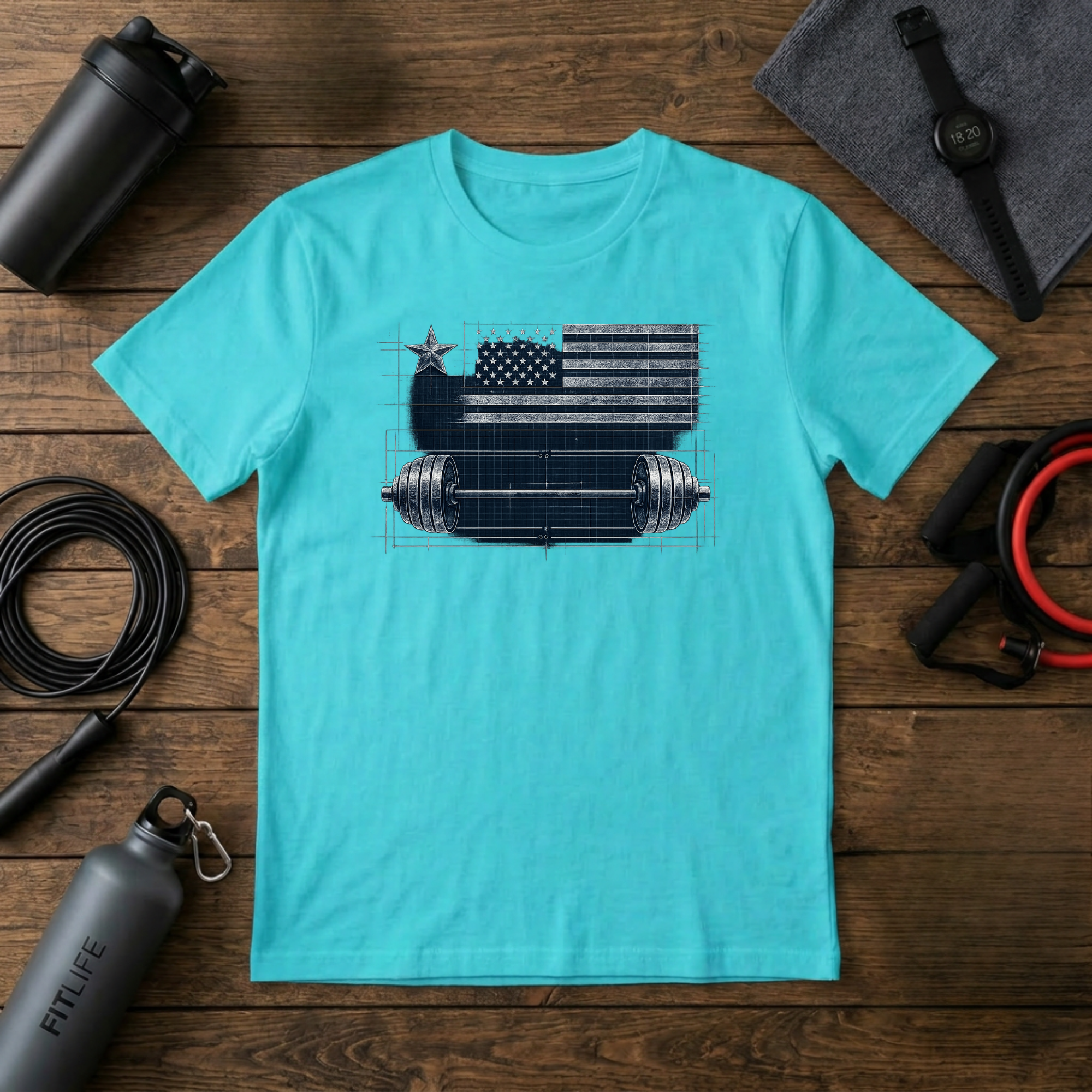 Blueprint Flag T-Shirt
