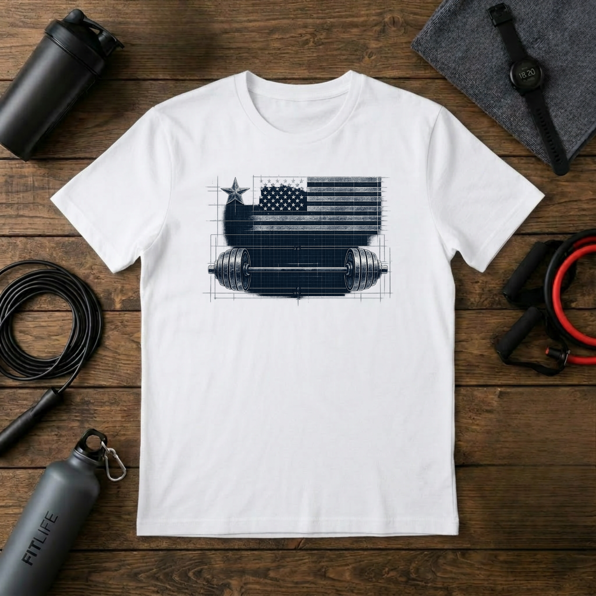 Blueprint Flag T-Shirt