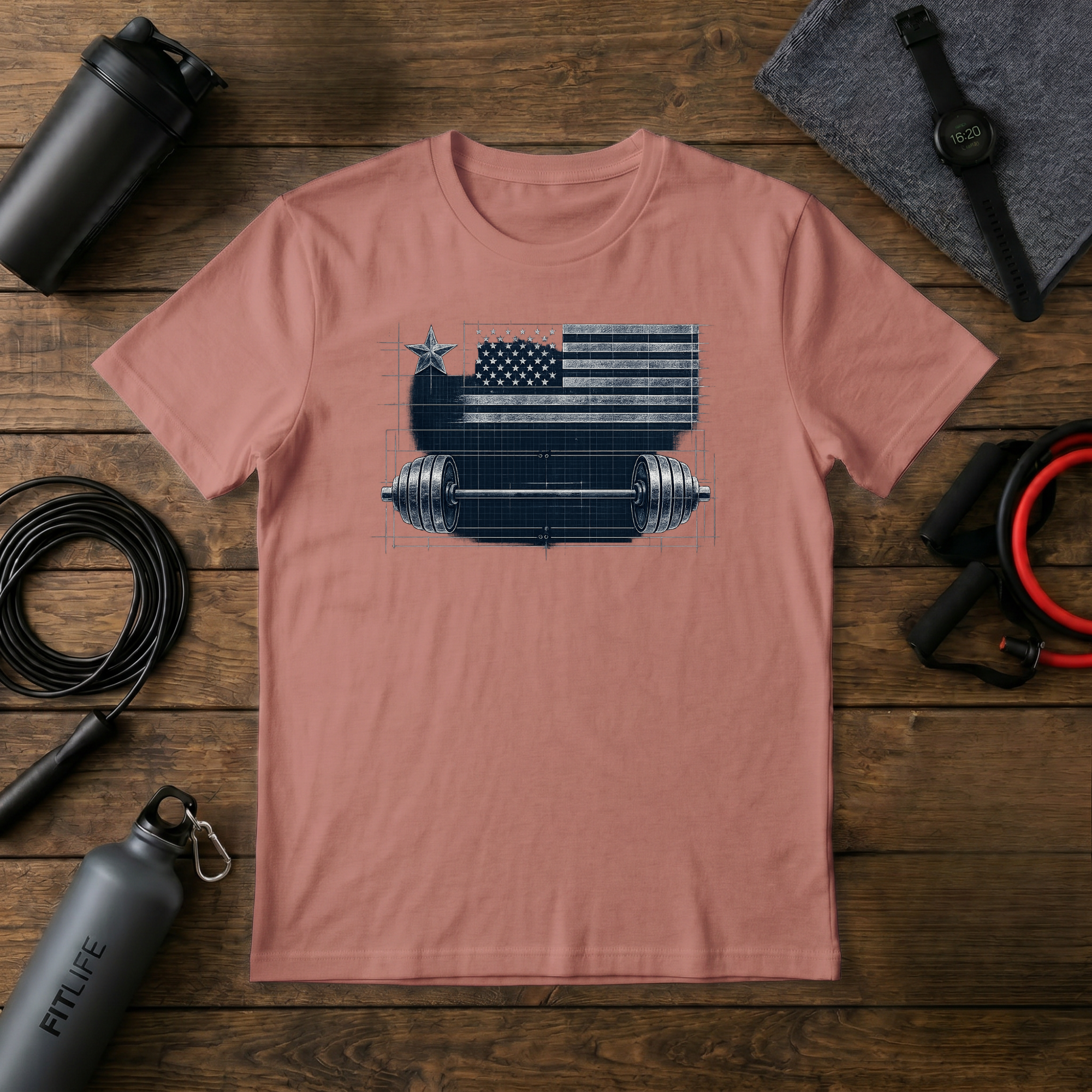 Blueprint Flag T-Shirt