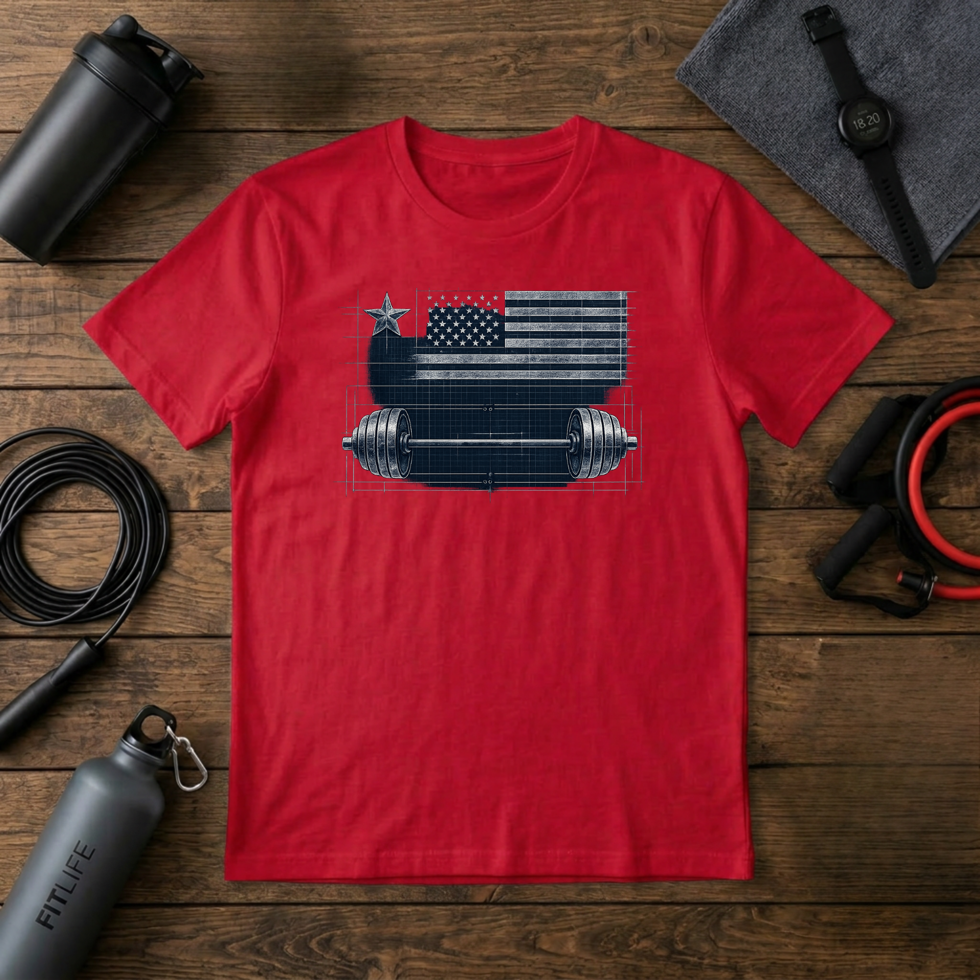 Blueprint Flag T-Shirt