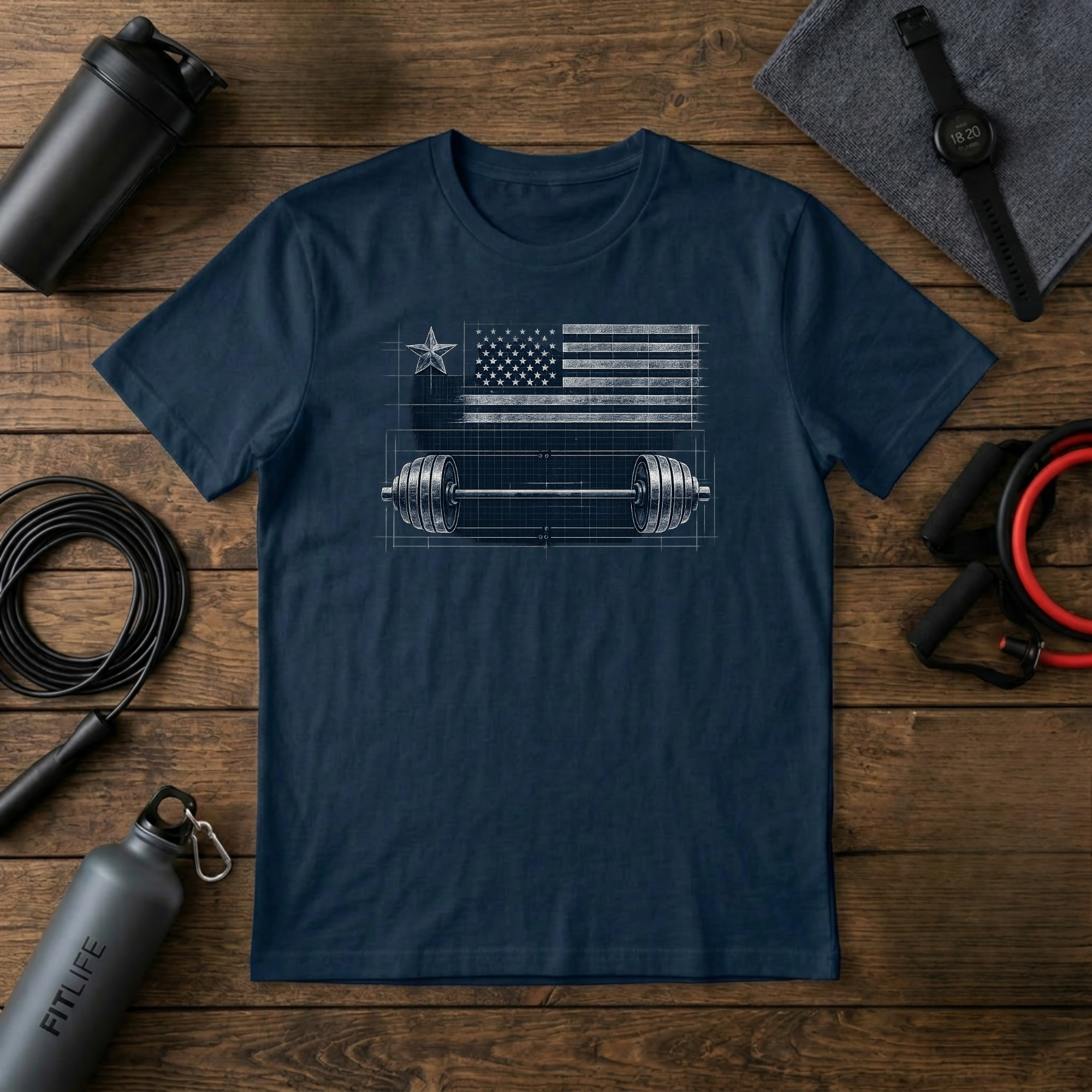 Blueprint Flag T-Shirt