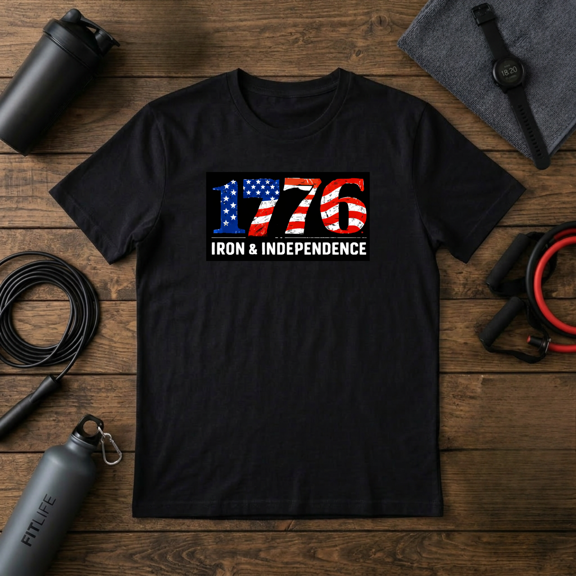 1776 (red,white,blue) Made T-Shirt