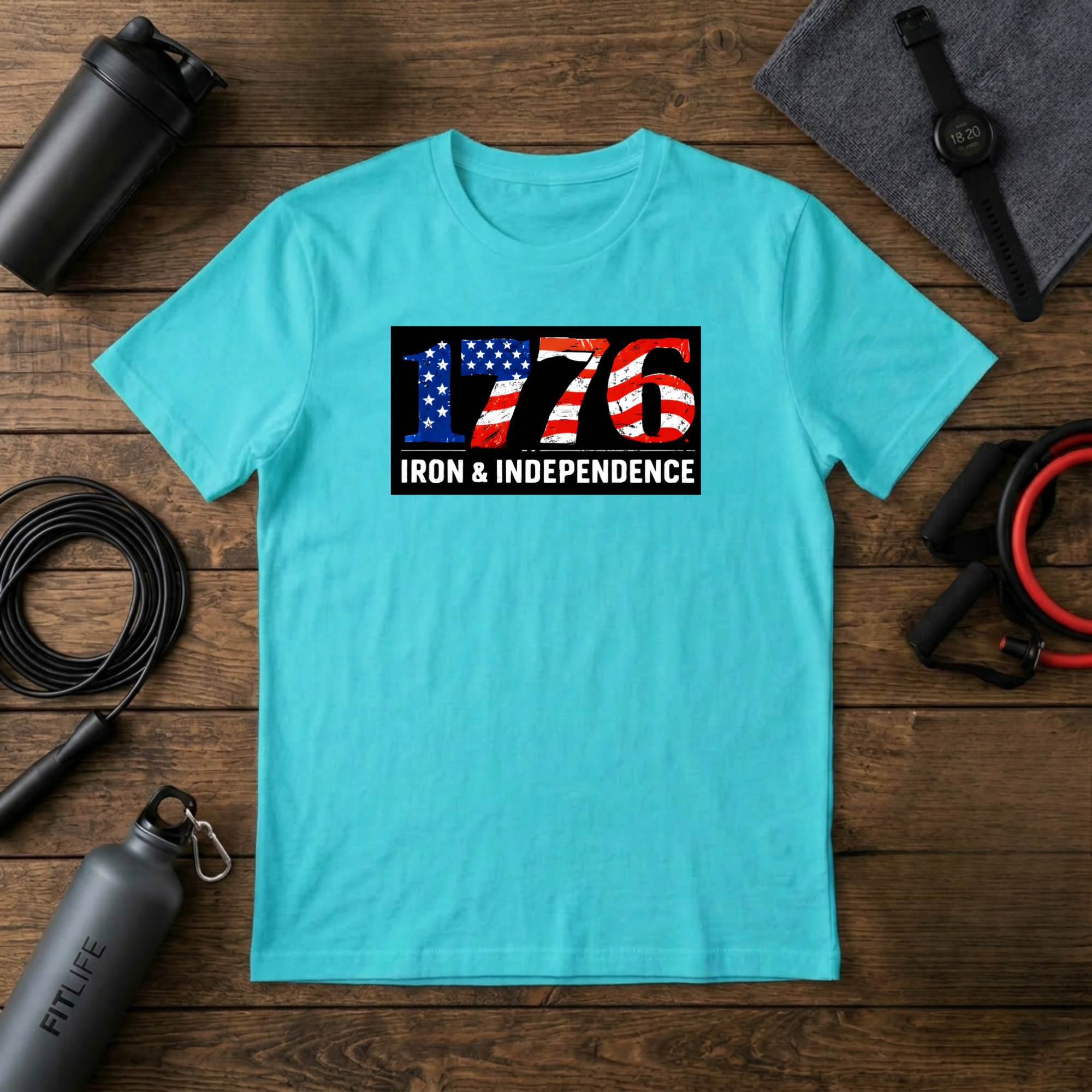1776 (red,white,blue) Made T-Shirt