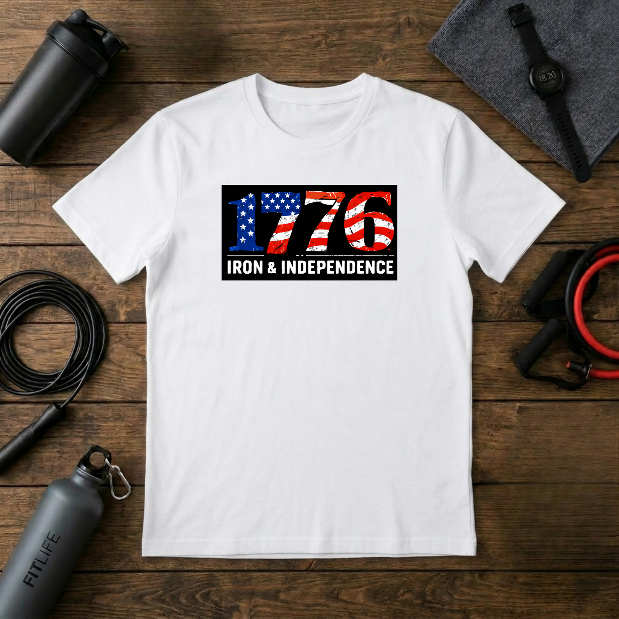 1776 (red,white,blue) Made T-Shirt