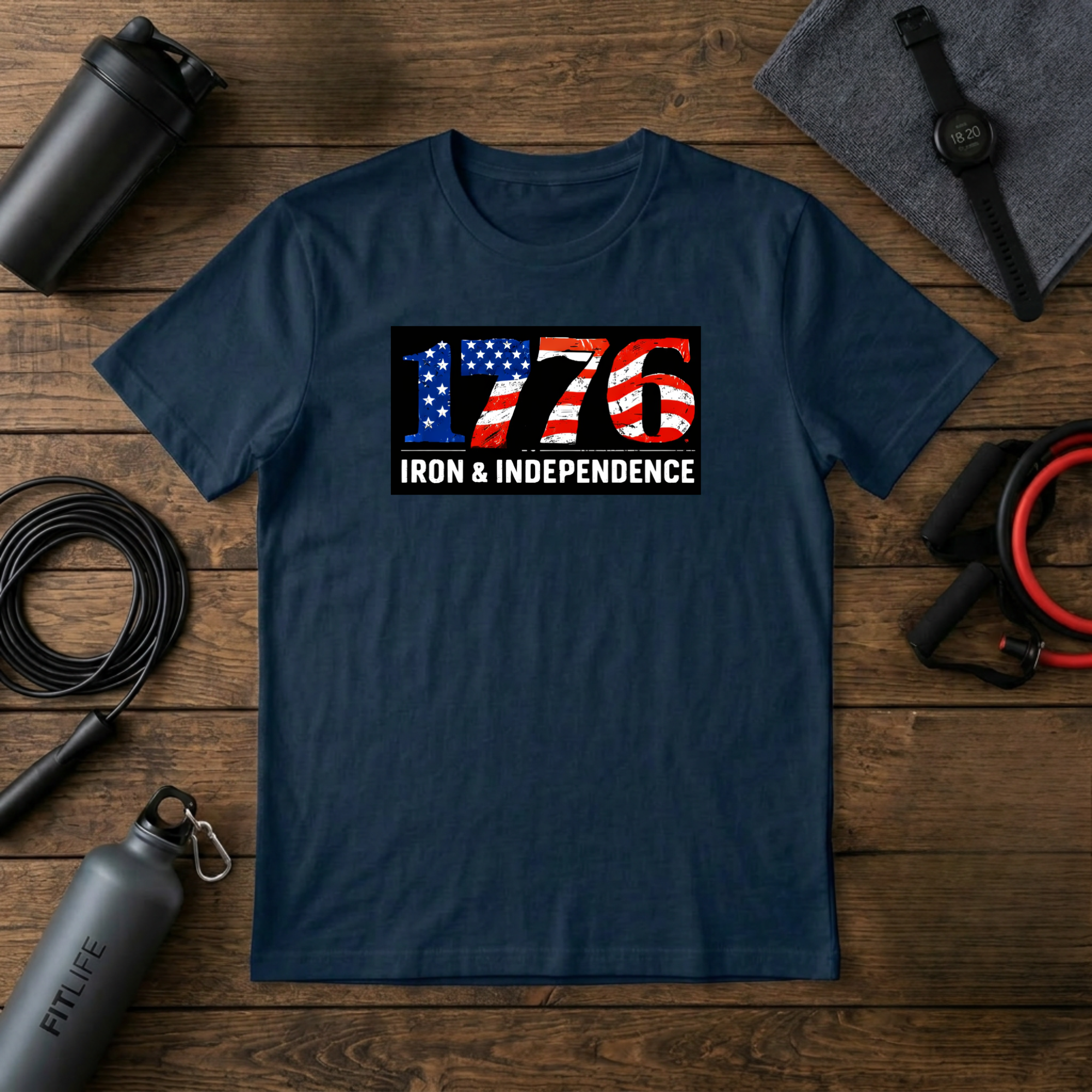 1776 (red,white,blue) Made T-Shirt