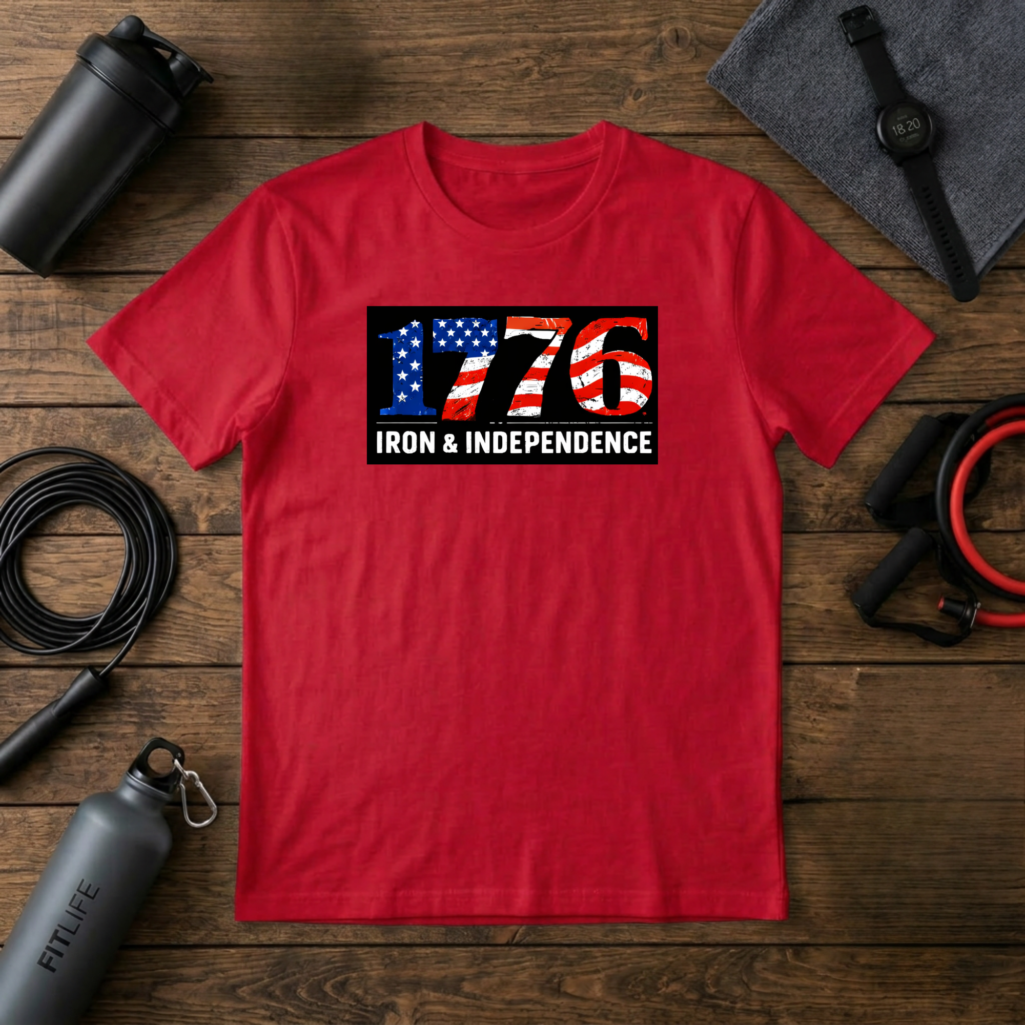 1776 (red,white,blue) Made T-Shirt