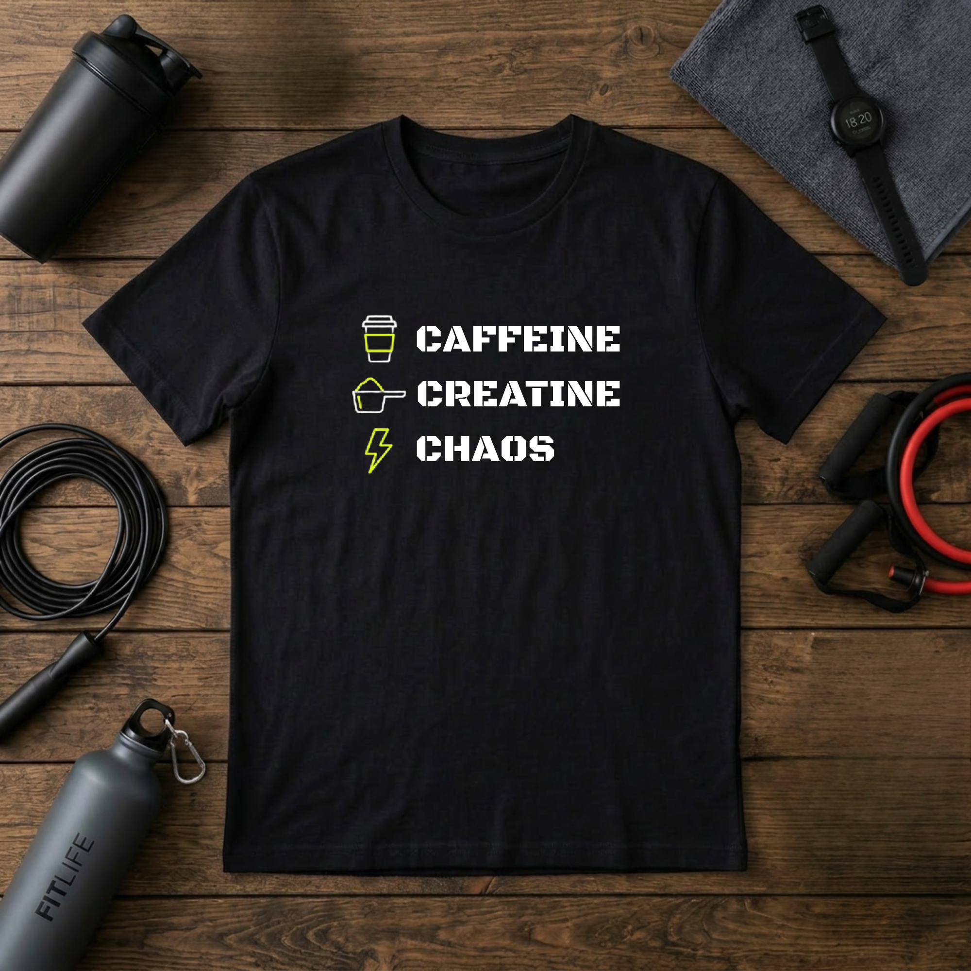 Caffeine Creatine Chaos T-Shirt