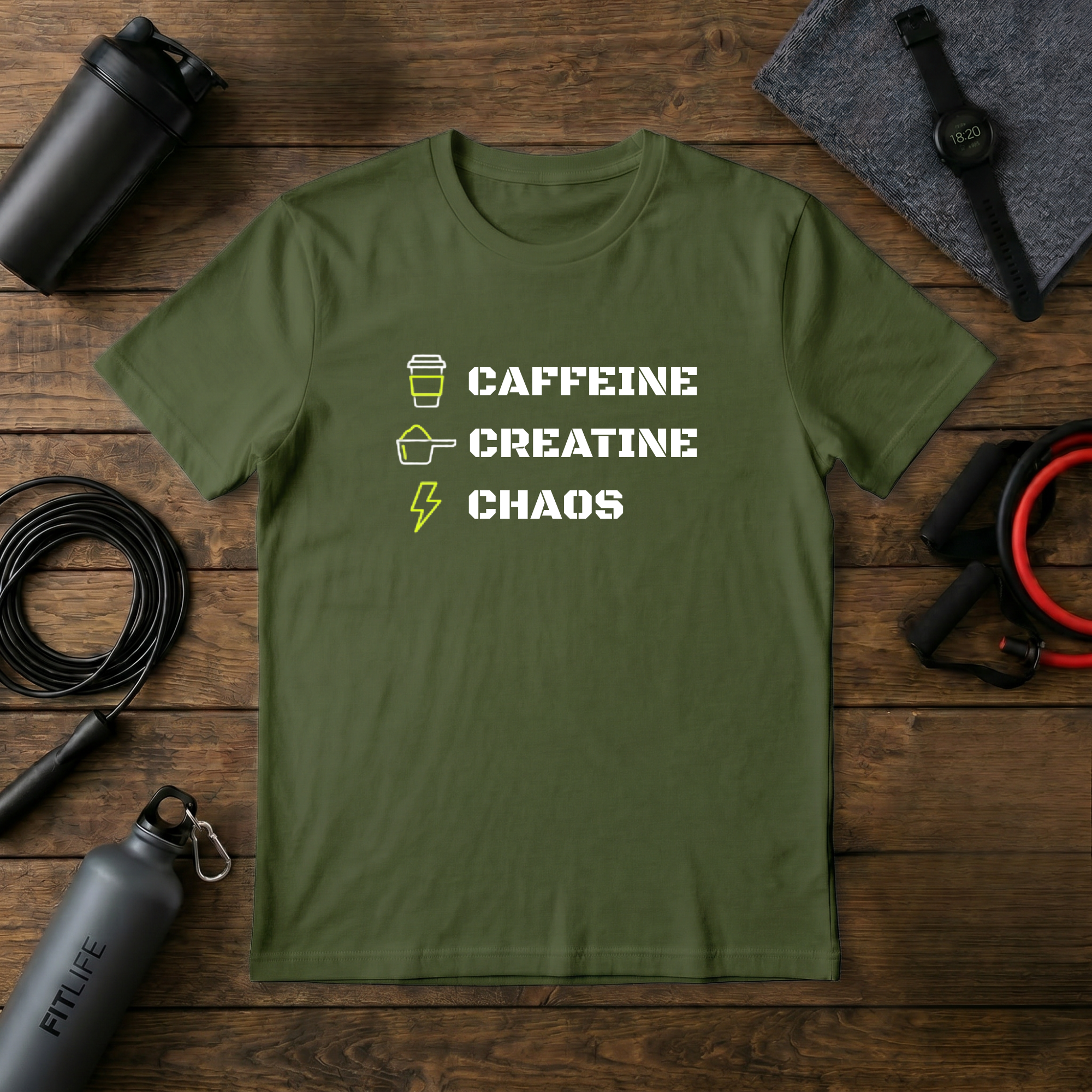 Caffeine Creatine Chaos T-Shirt
