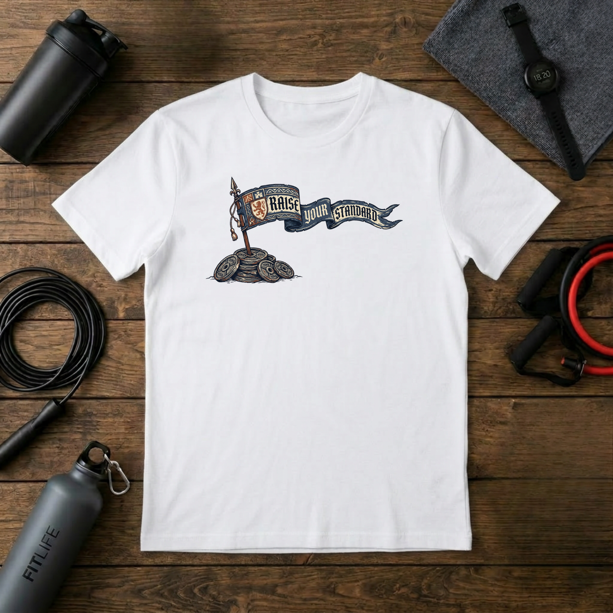 Raise Your Standards Banner T-Shirt