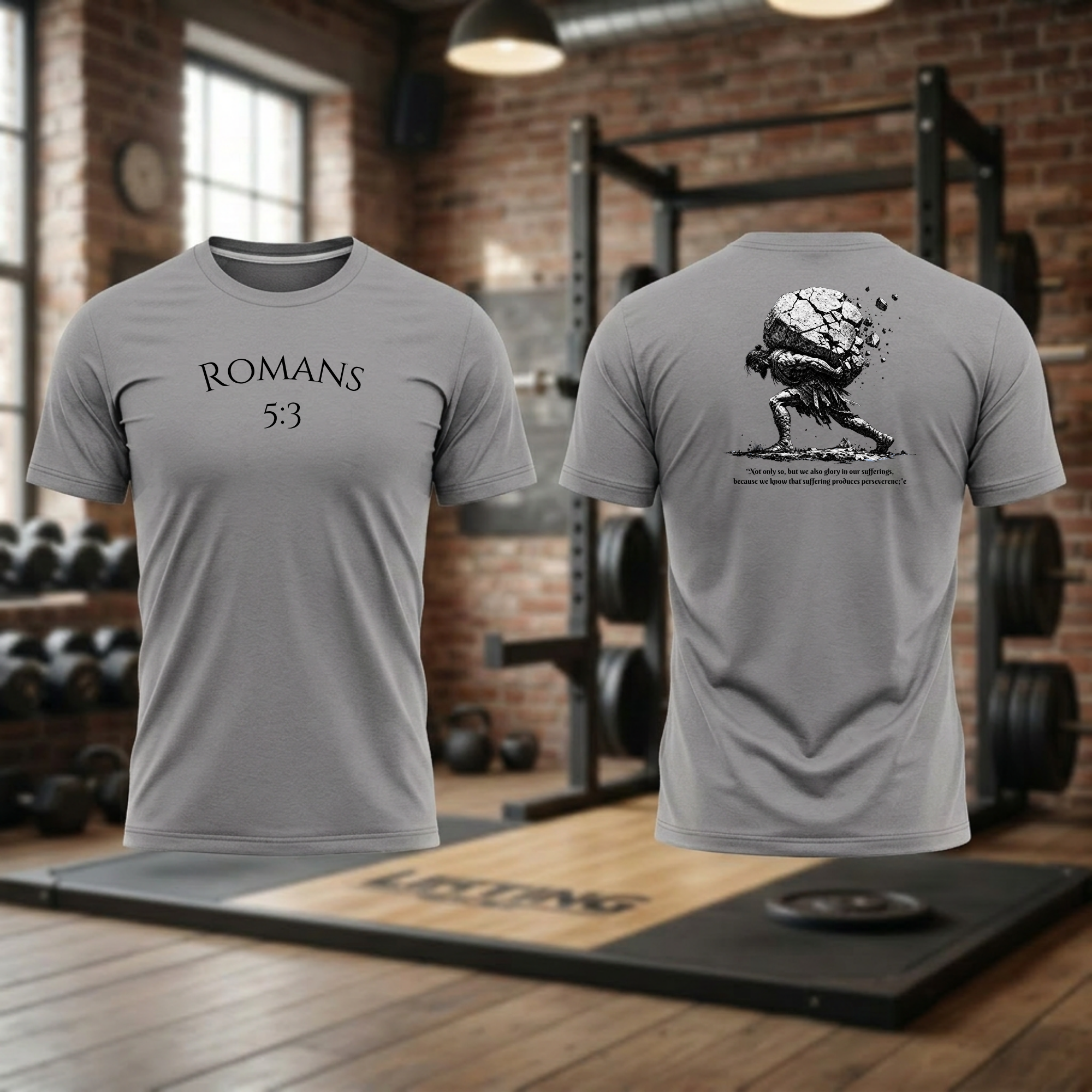 Romans 5:3 (verse) T-Shirt