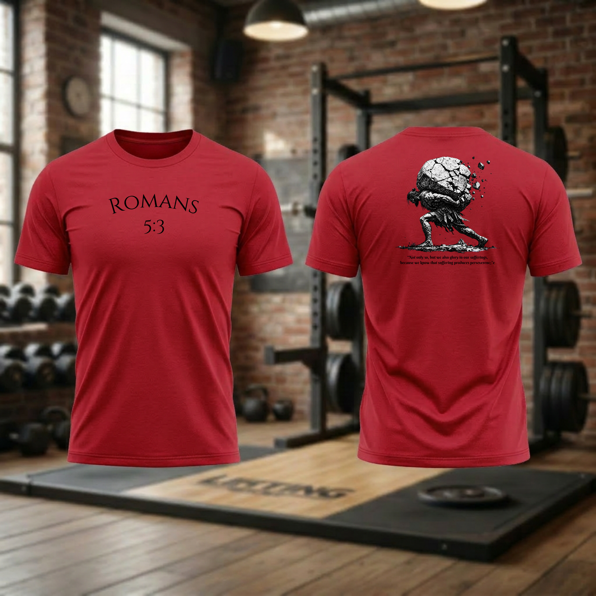 Romans 5:3 (verse) T-Shirt