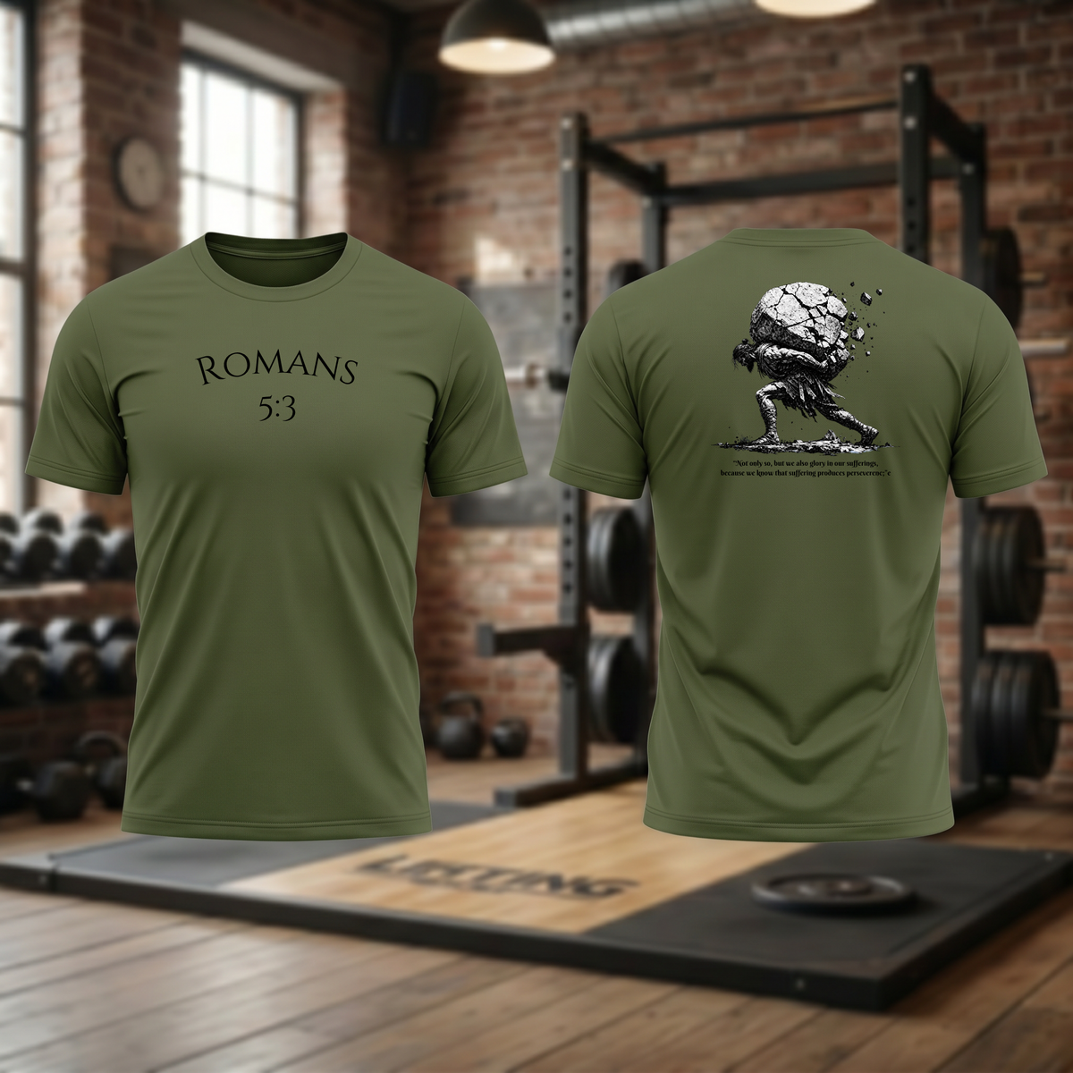 Romans 5:3 (verse) T-Shirt