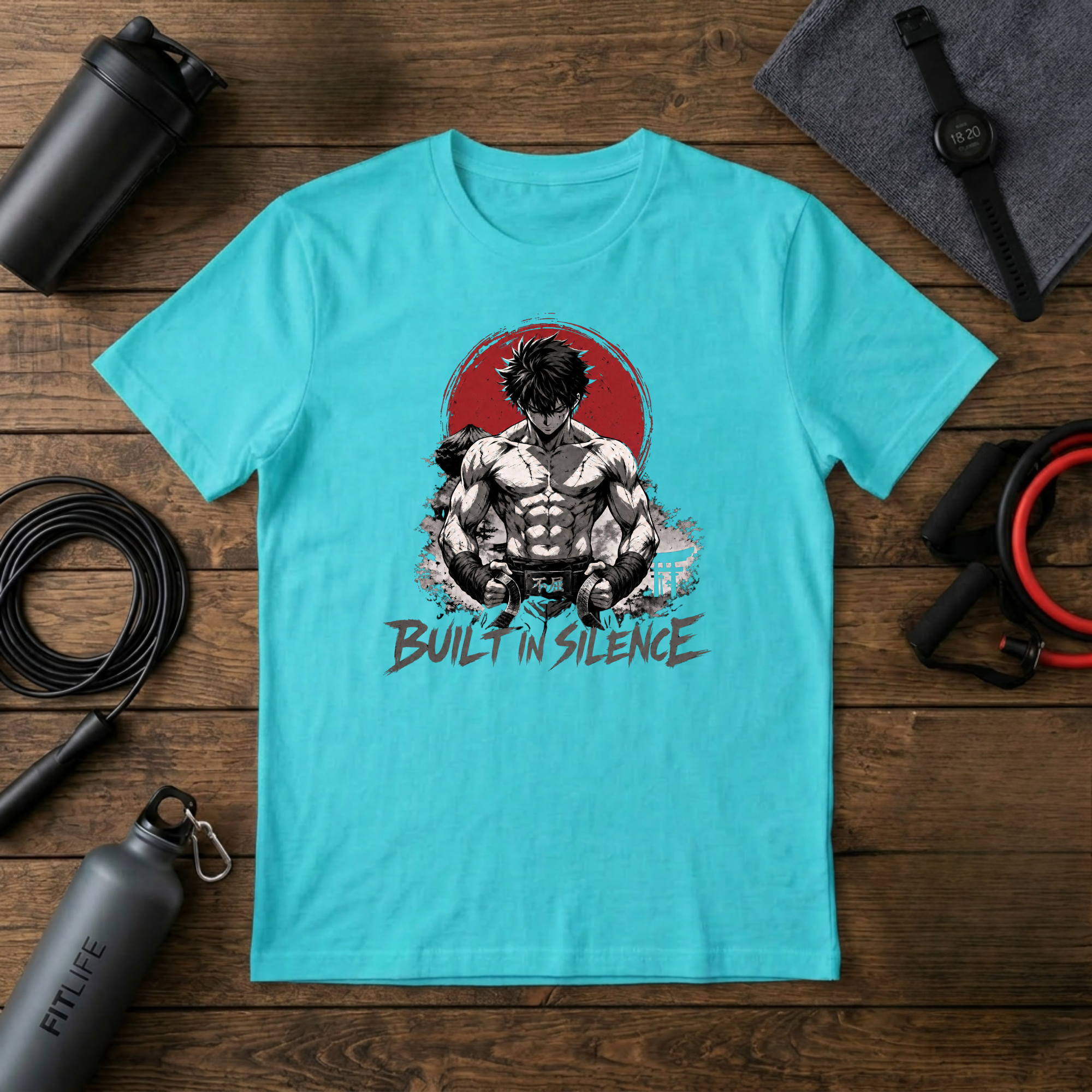 Built in Silence T-Shirt — Minimalist Martial Arts Graphic Tee