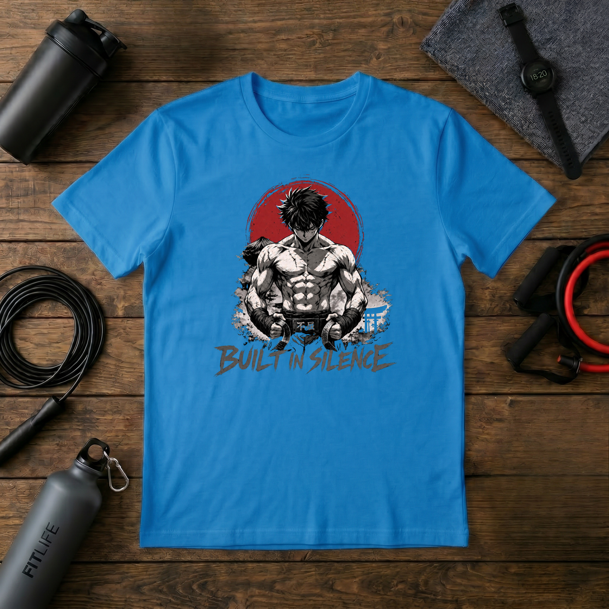 Built in Silence T-Shirt — Minimalist Martial Arts Graphic Tee