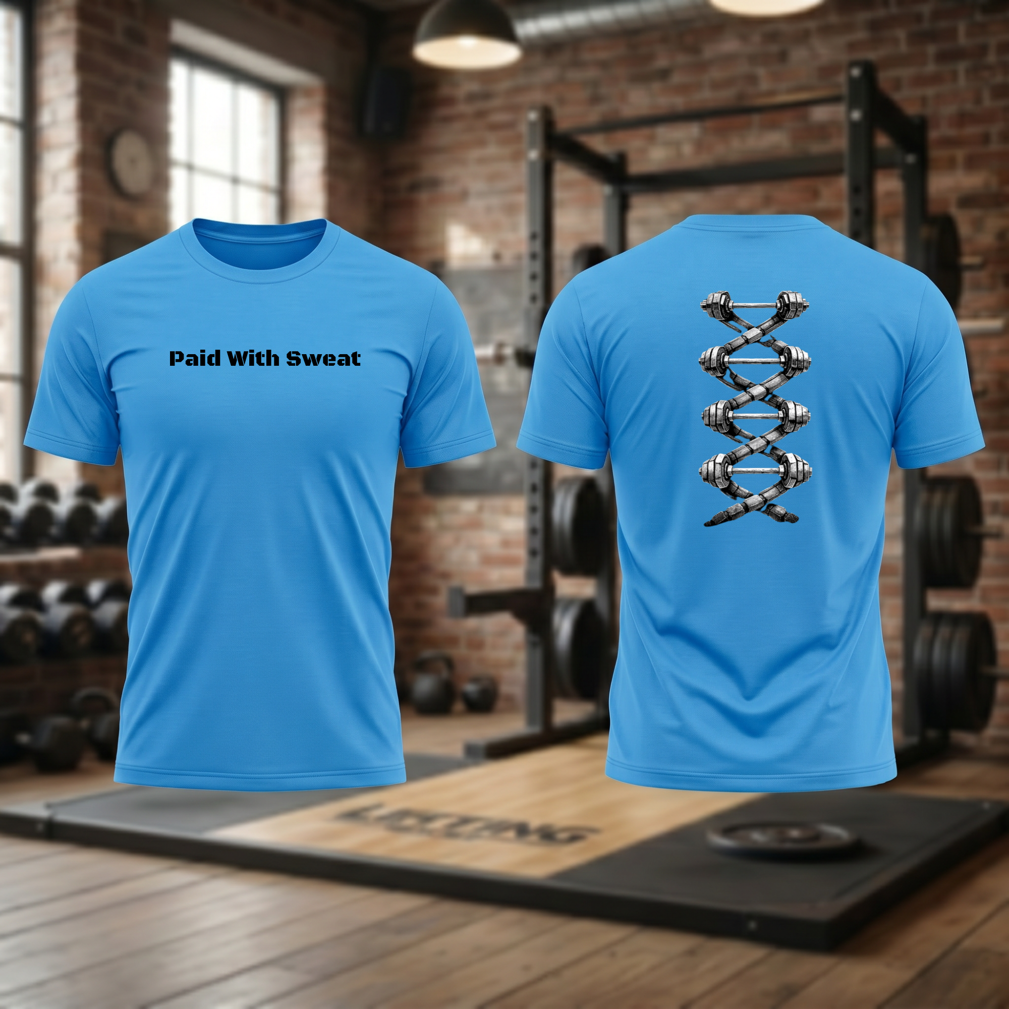 Dumbbell DNA Helix (Paid With Sweat)