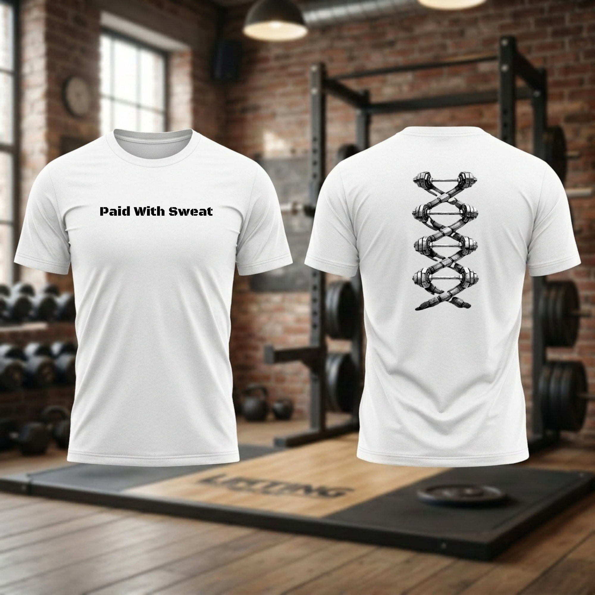 Dumbbell DNA Helix (Paid With Sweat)